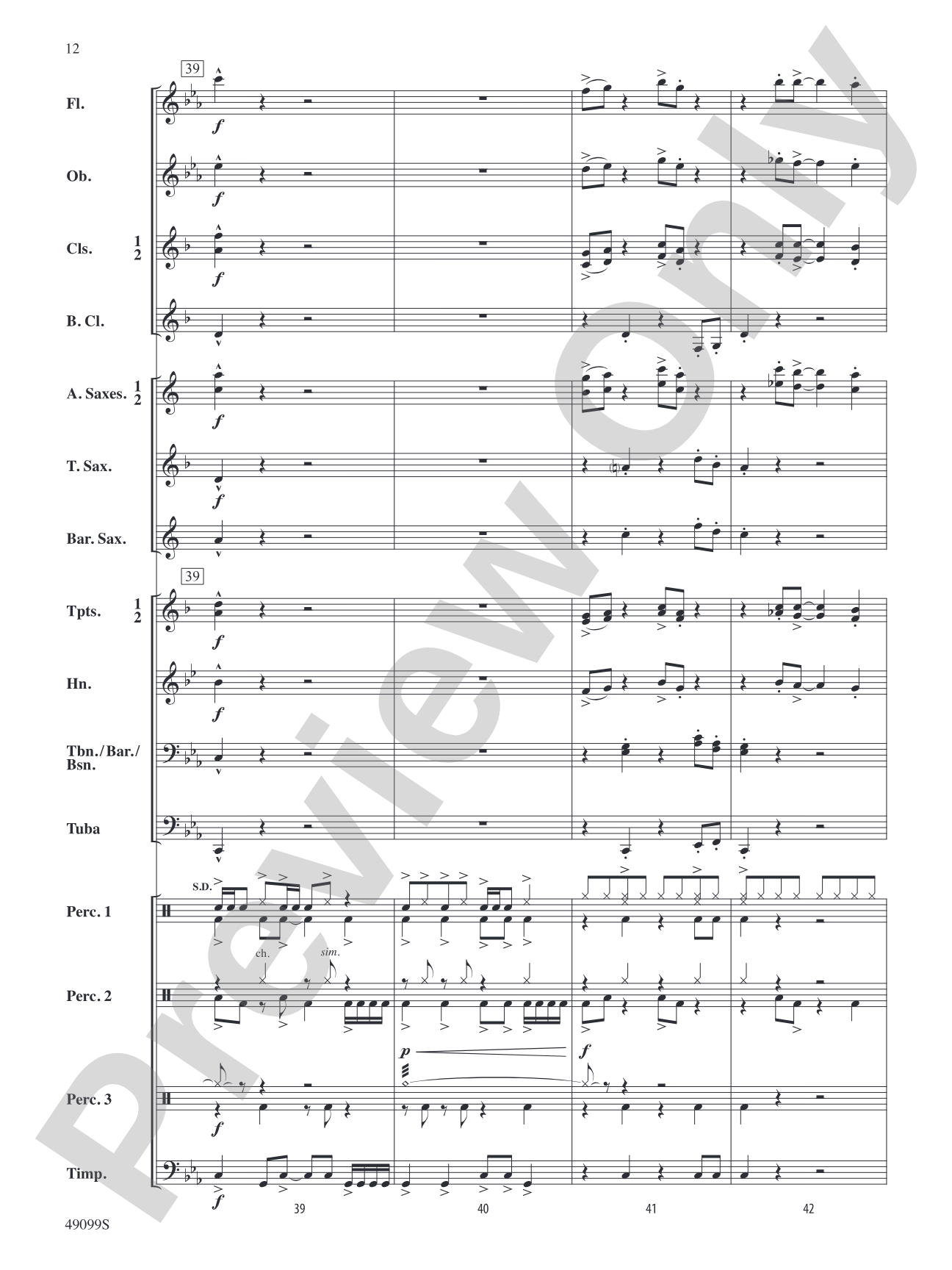 Watch Out!: Concert Band Conductor Score & Parts