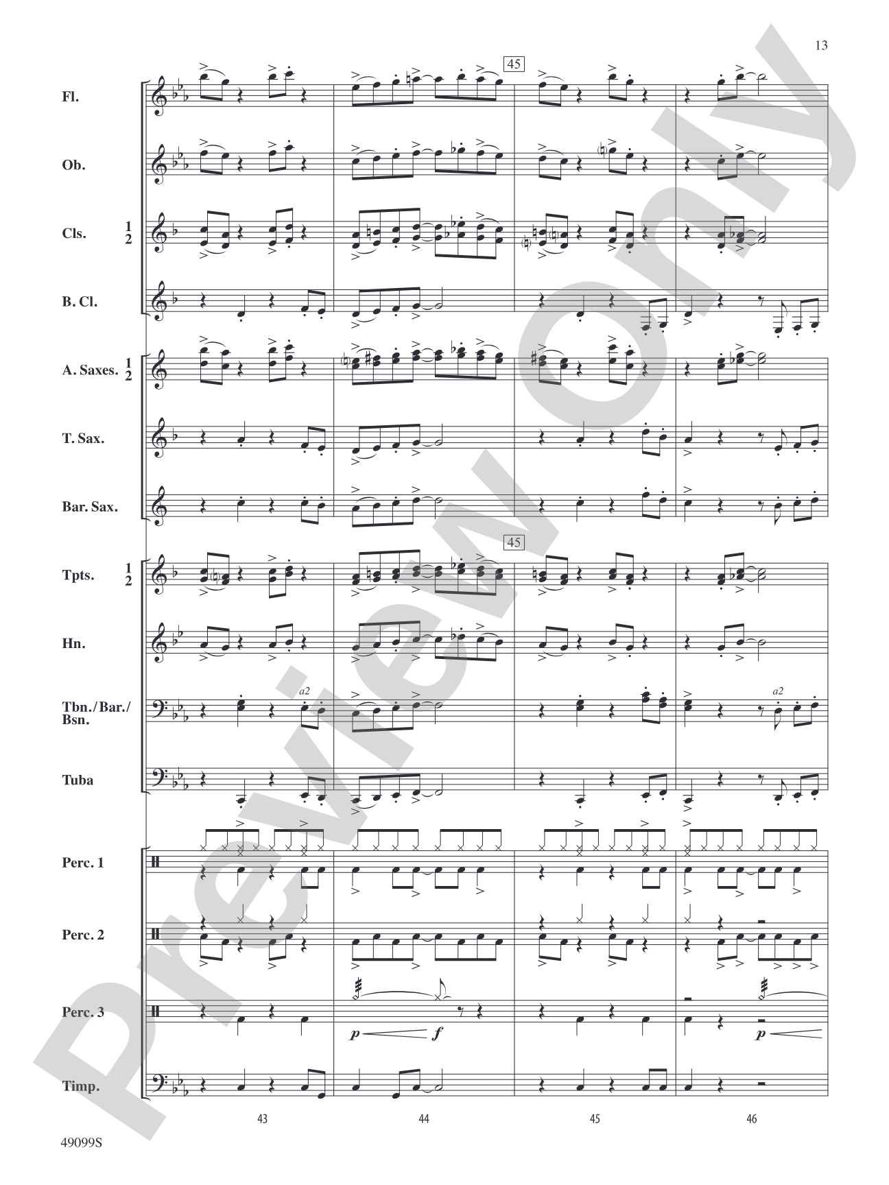 Watch Out!: Concert Band Conductor Score & Parts