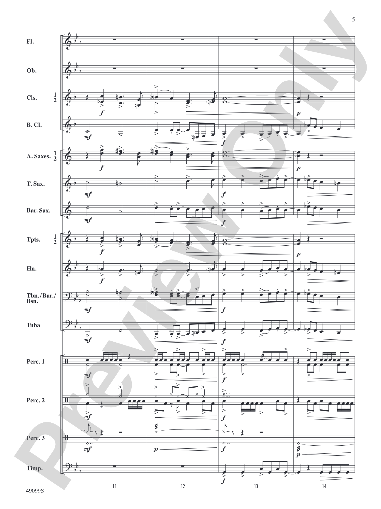Watch Out!: Concert Band Conductor Score & Parts