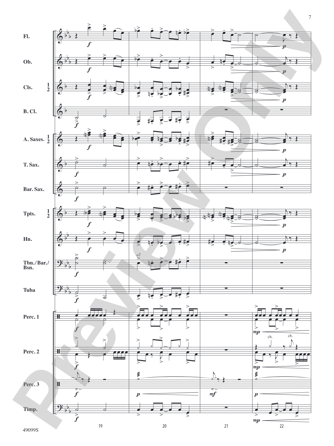 Watch Out!: Concert Band Conductor Score & Parts