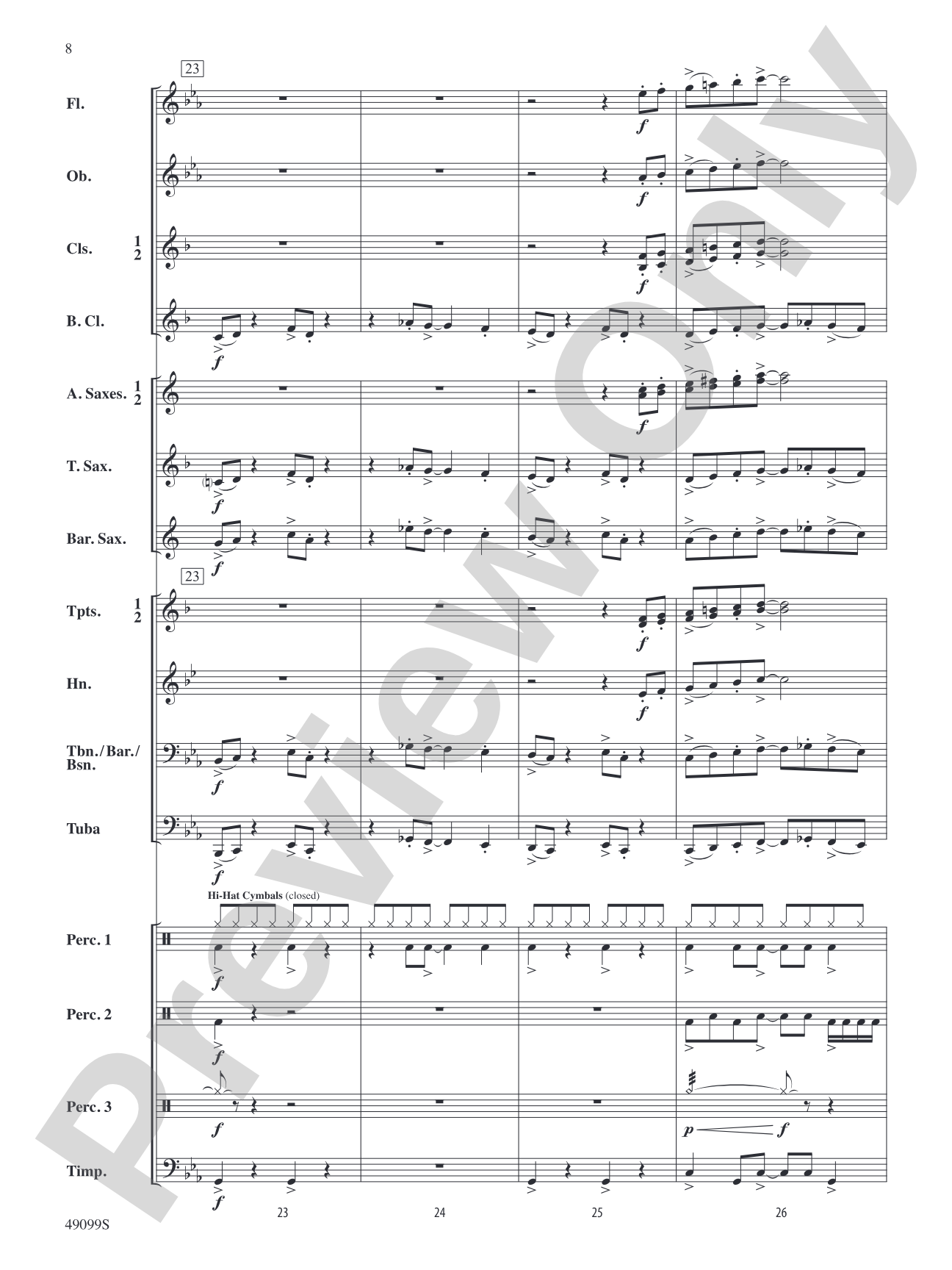 Watch Out!: Concert Band Conductor Score & Parts