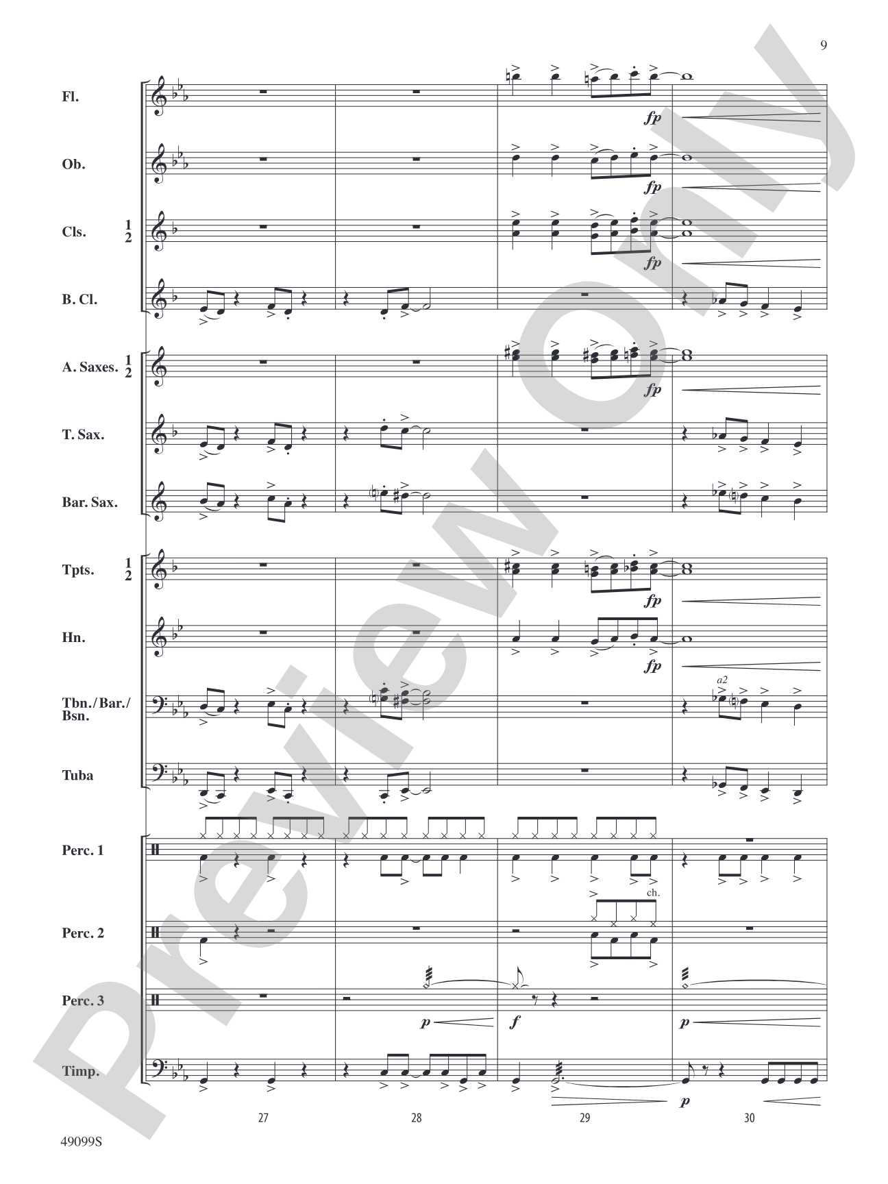 Watch Out!: Concert Band Conductor Score & Parts
