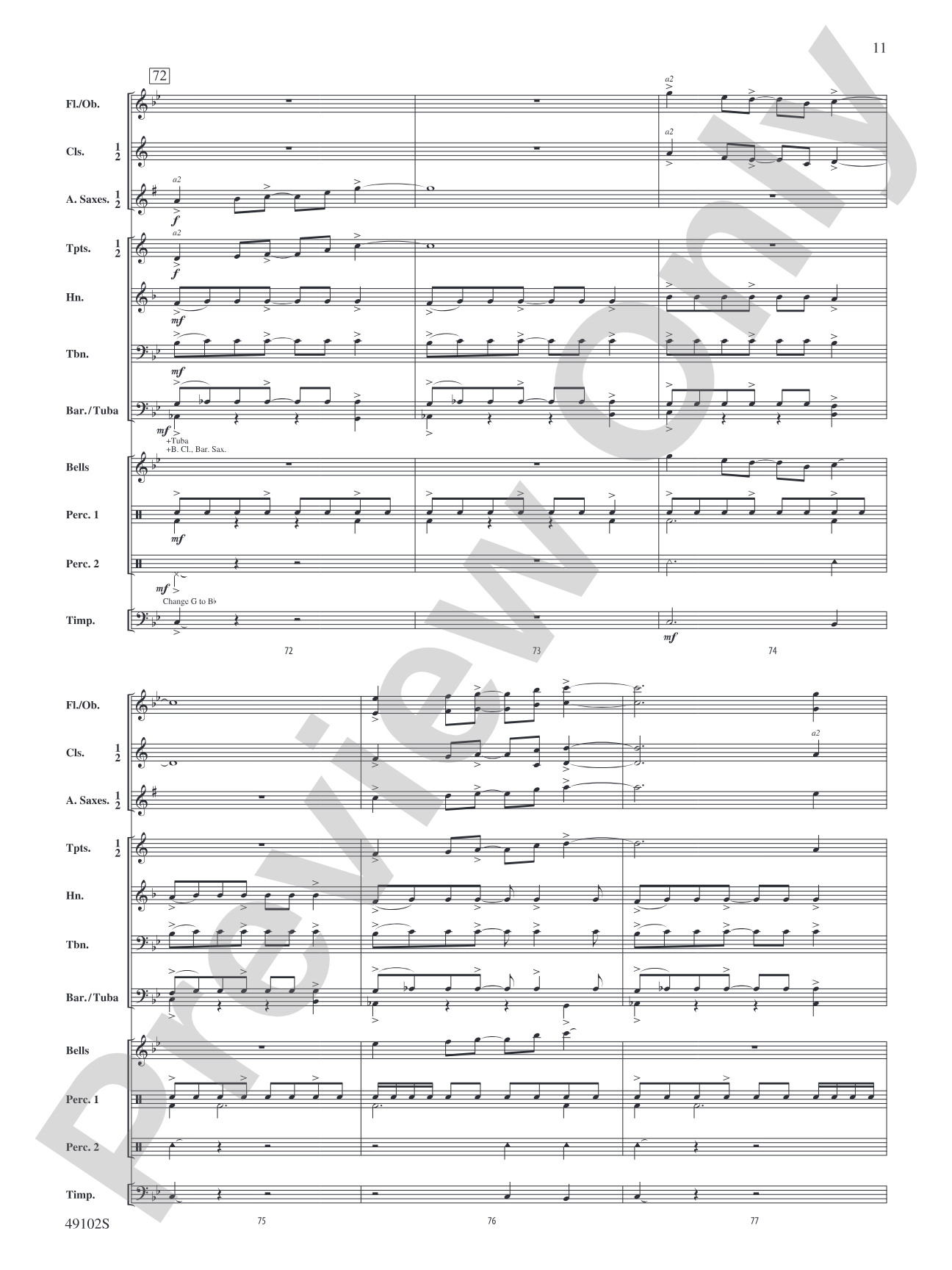 Retrograde: Concert Band Conductor Score & Parts