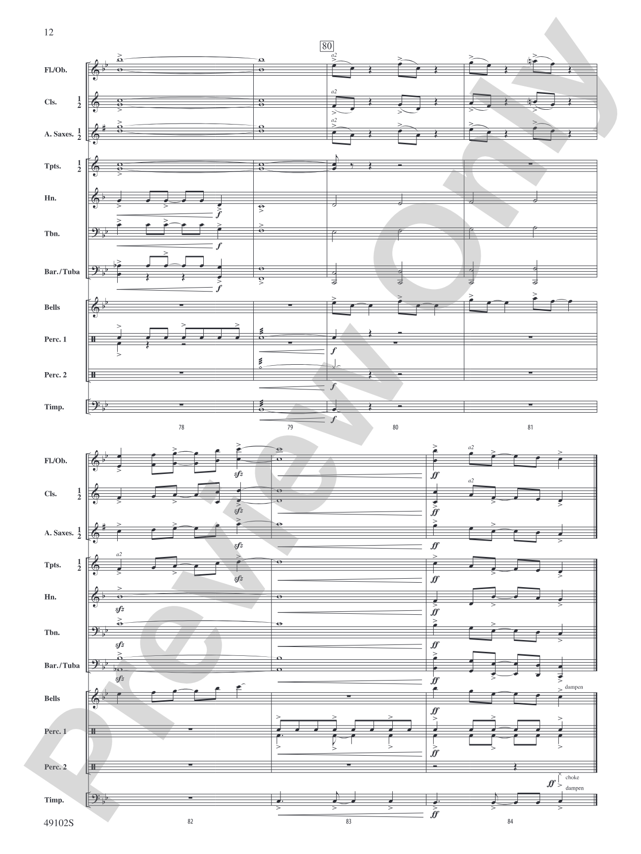 Retrograde: Concert Band Conductor Score & Parts