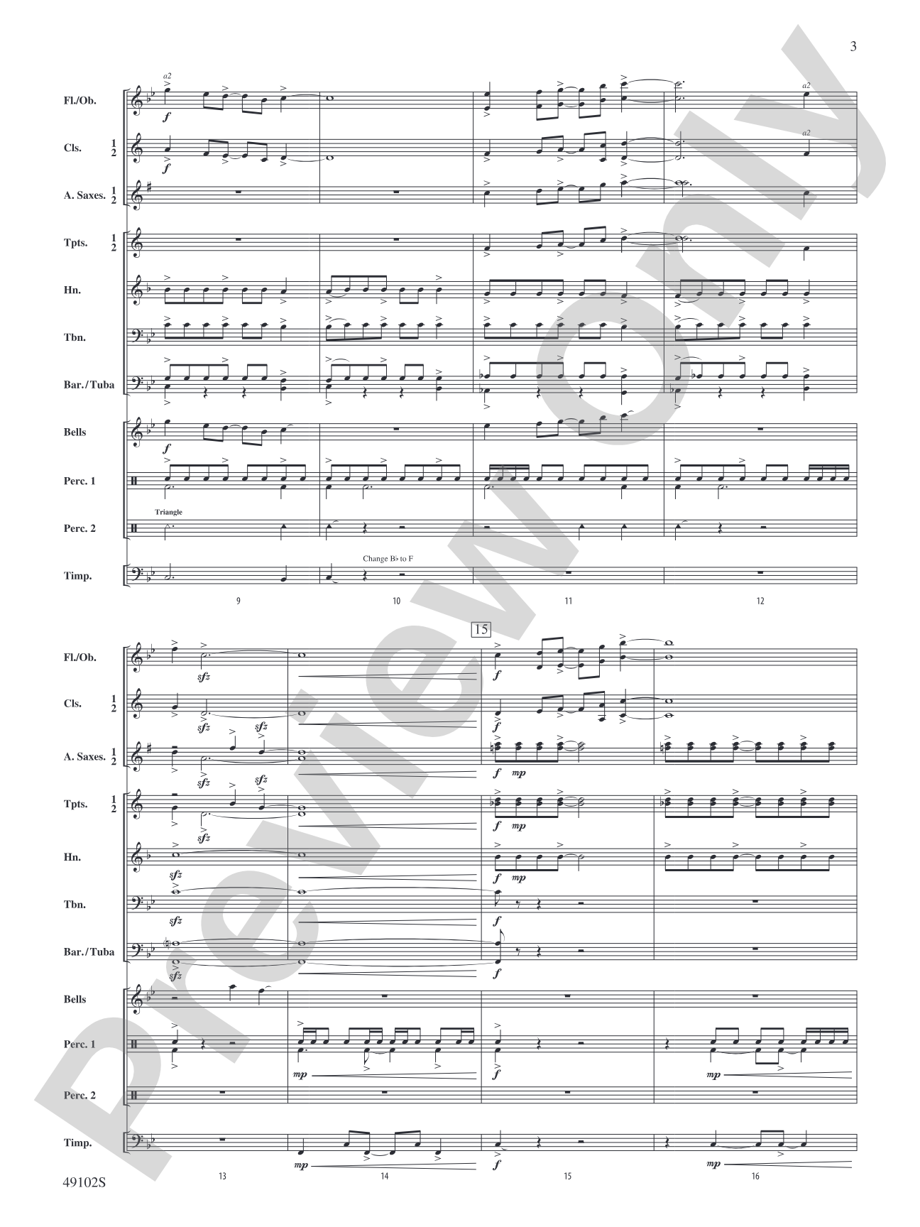 Retrograde: Concert Band Conductor Score & Parts