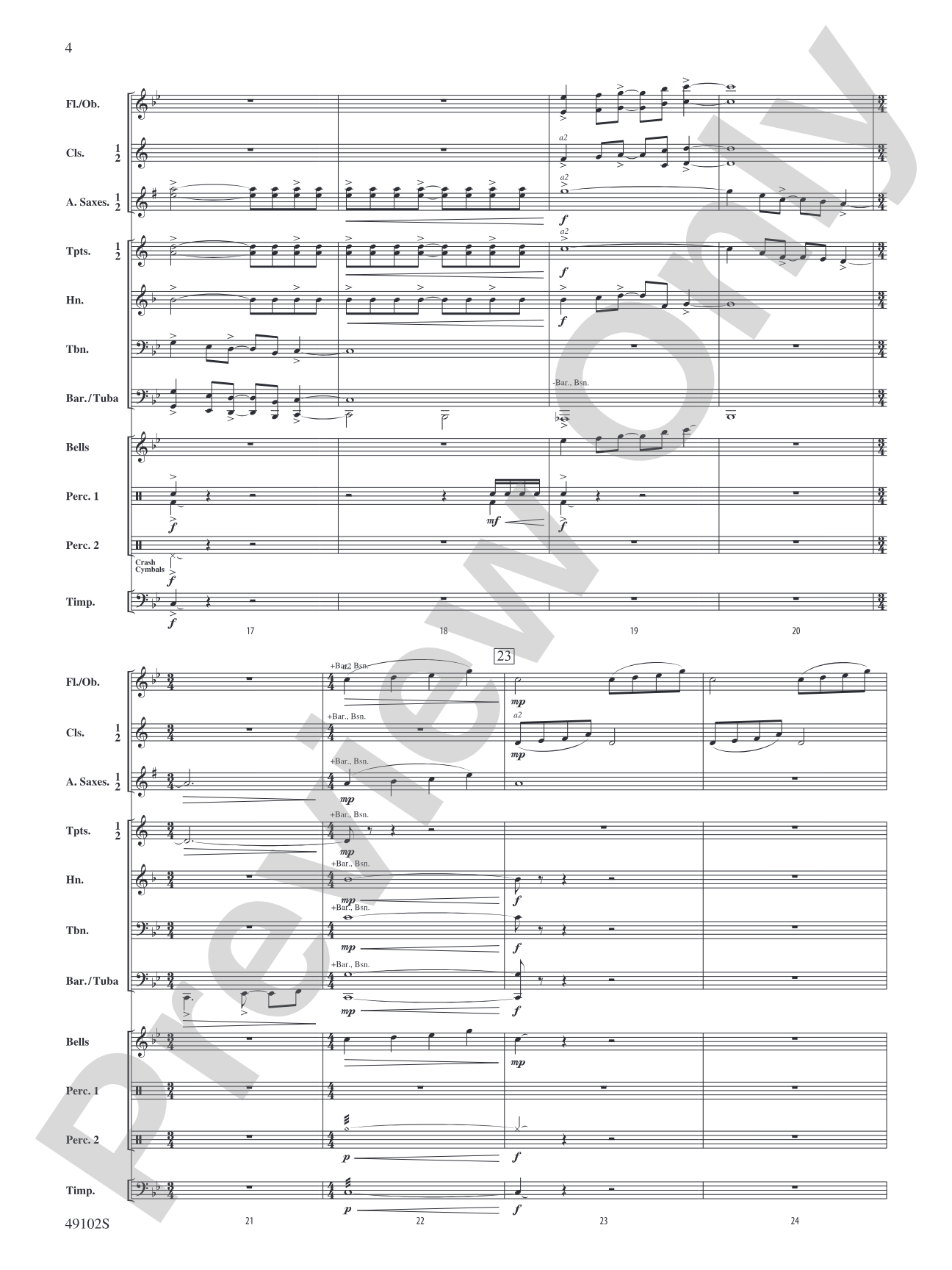 Retrograde: Concert Band Conductor Score & Parts