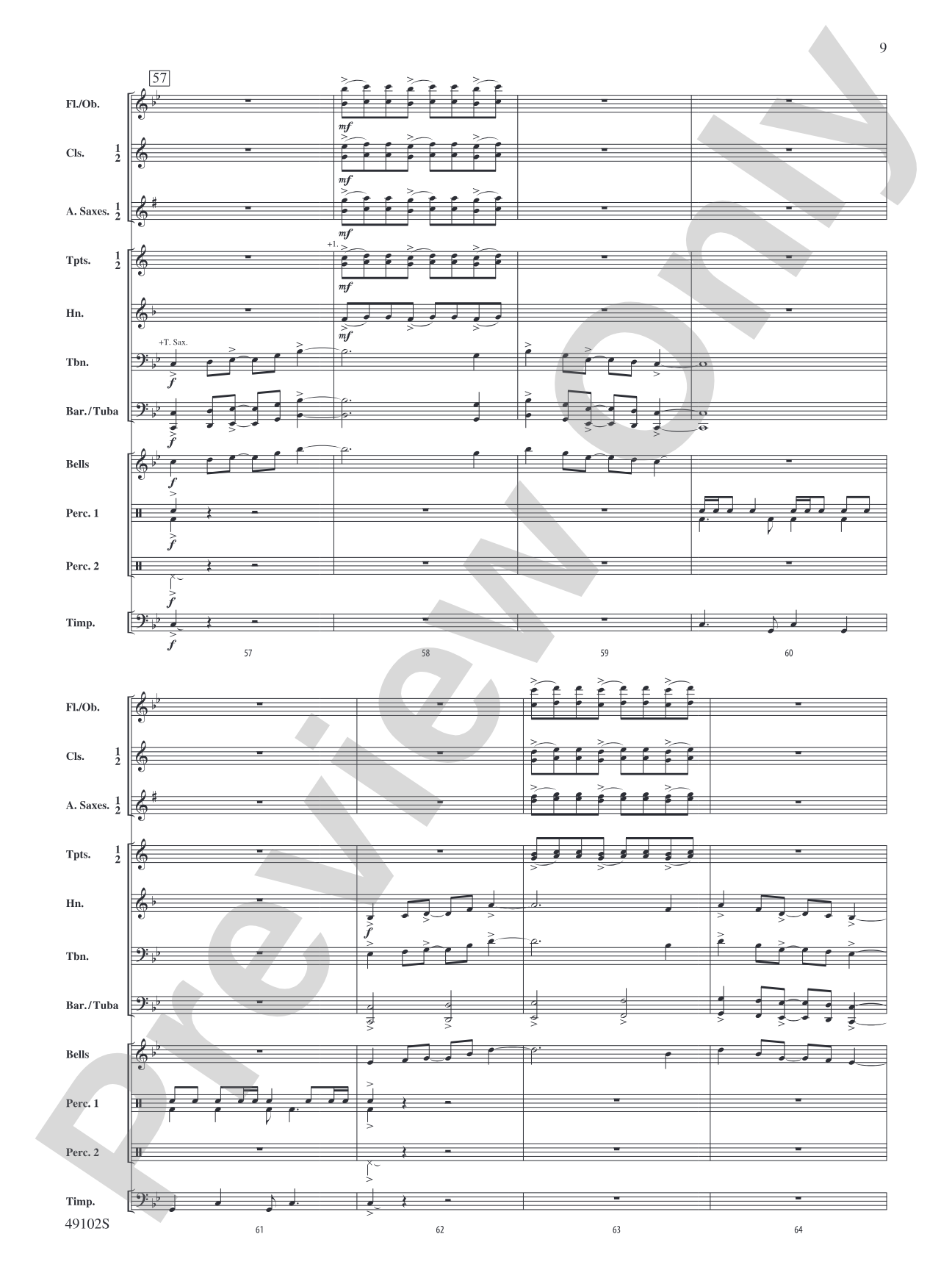 Retrograde: Concert Band Conductor Score & Parts