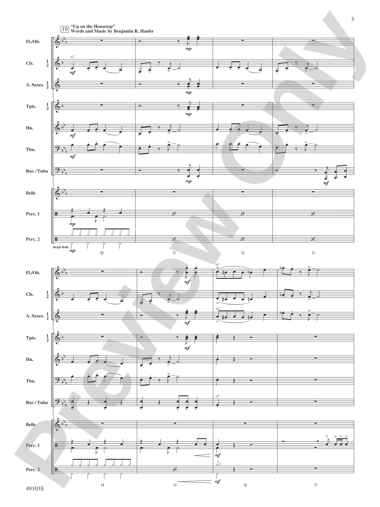 Santa's Holiday Jam: Concert Band Conductor Score & Parts