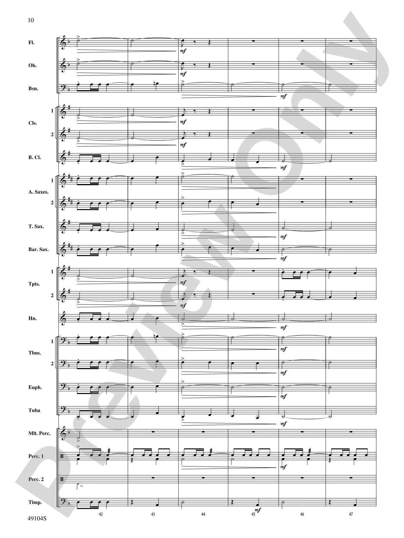 Folk Song Celebration: Concert Band Conductor Score & Parts