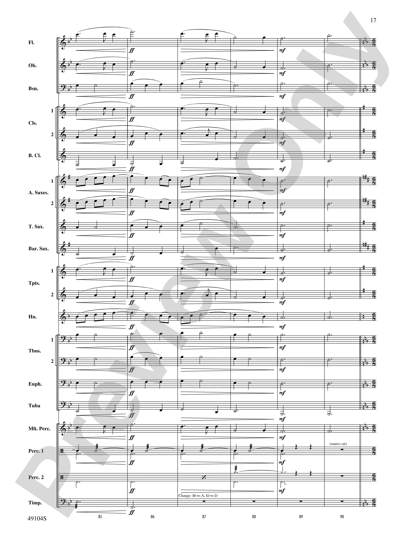 Folk Song Celebration: Concert Band Conductor Score & Parts