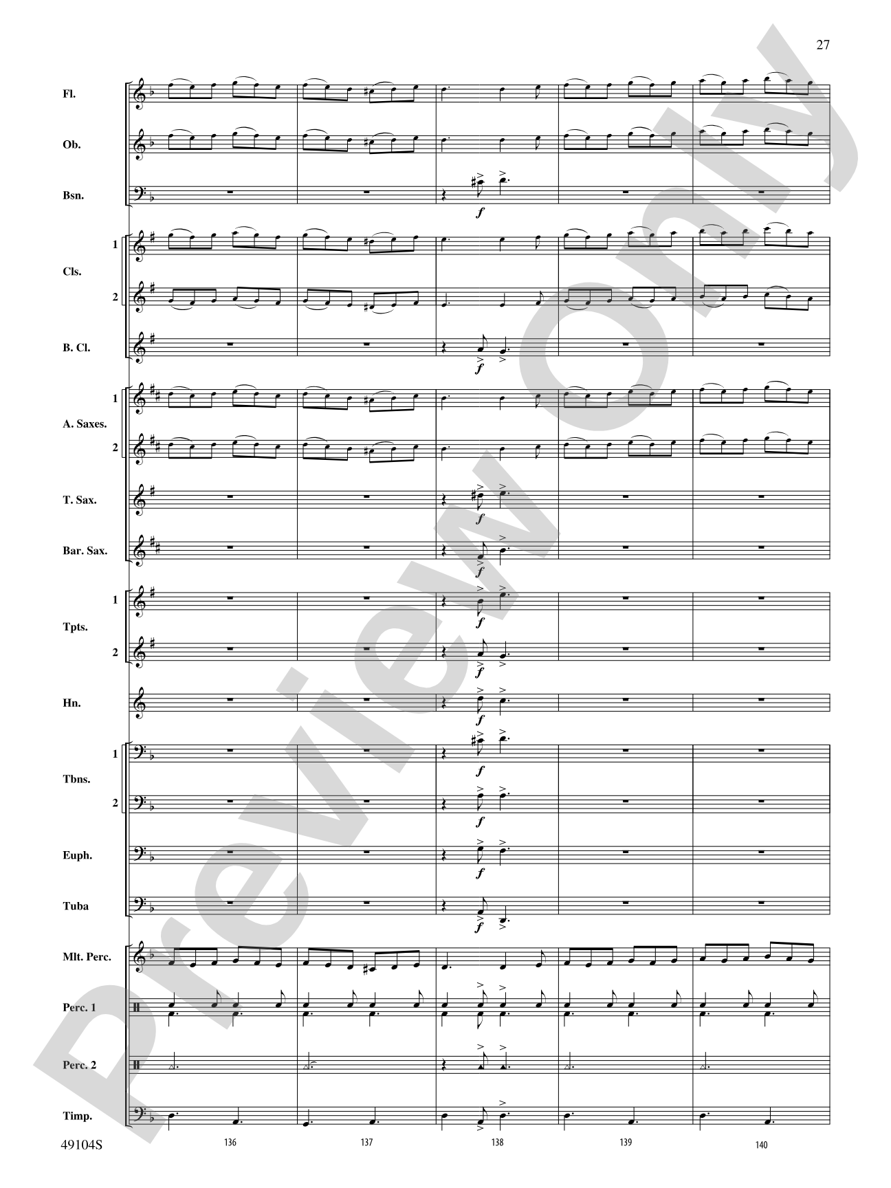 Folk Song Celebration: Concert Band Conductor Score & Parts