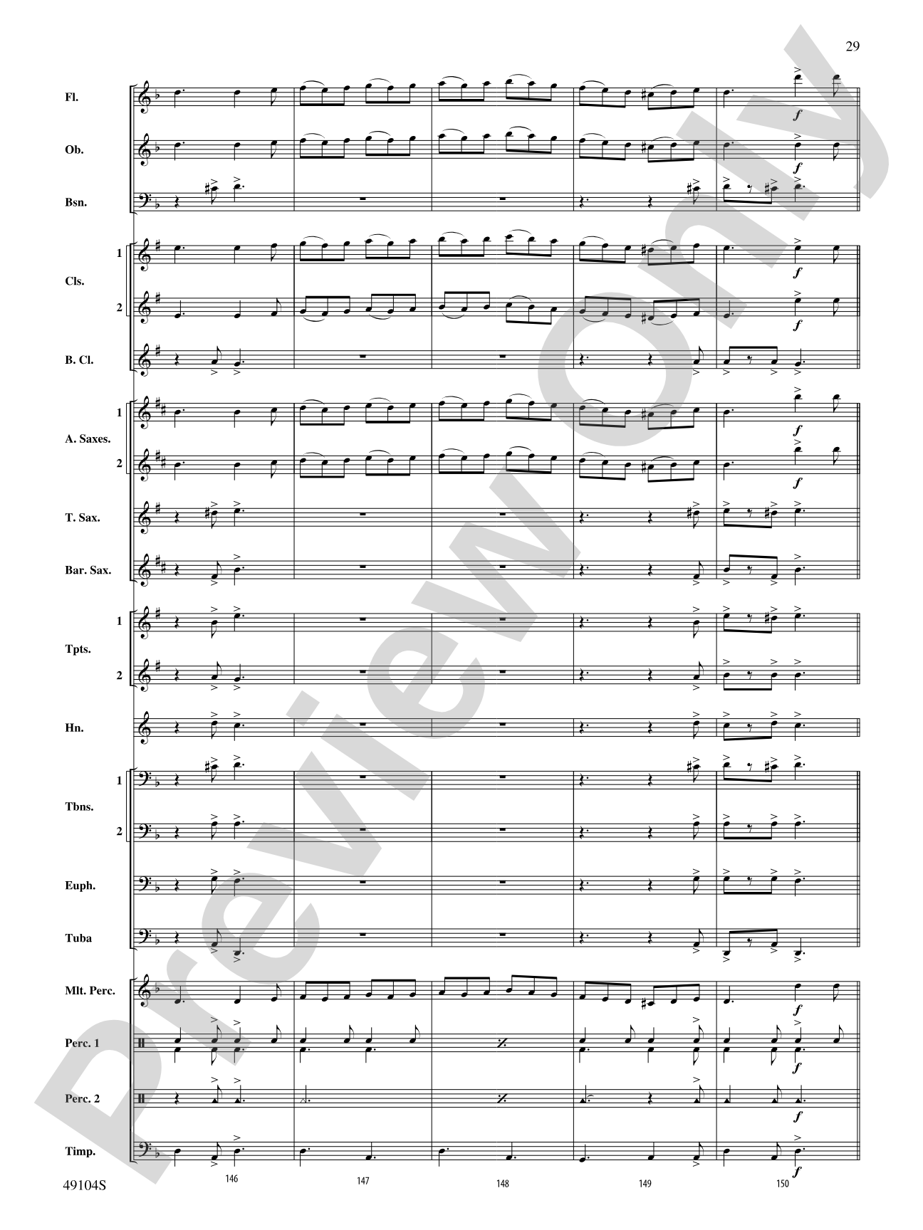 Folk Song Celebration: Concert Band Conductor Score & Parts