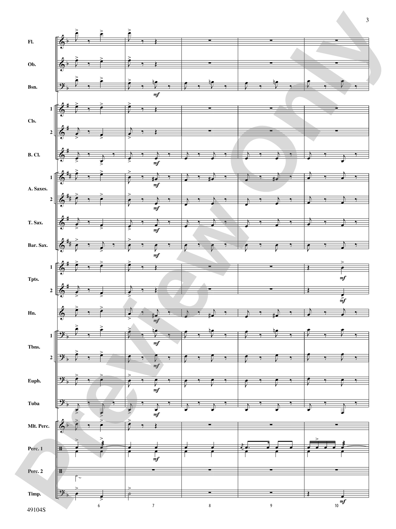 Folk Song Celebration: Concert Band Conductor Score & Parts
