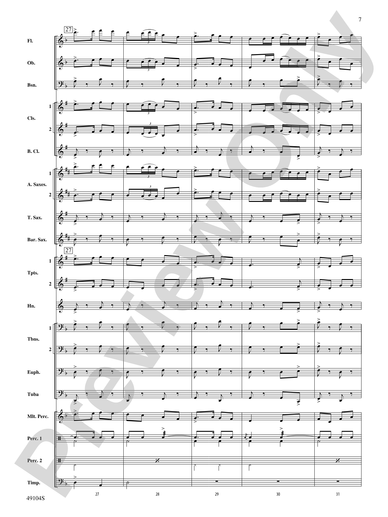 Folk Song Celebration: Concert Band Conductor Score & Parts