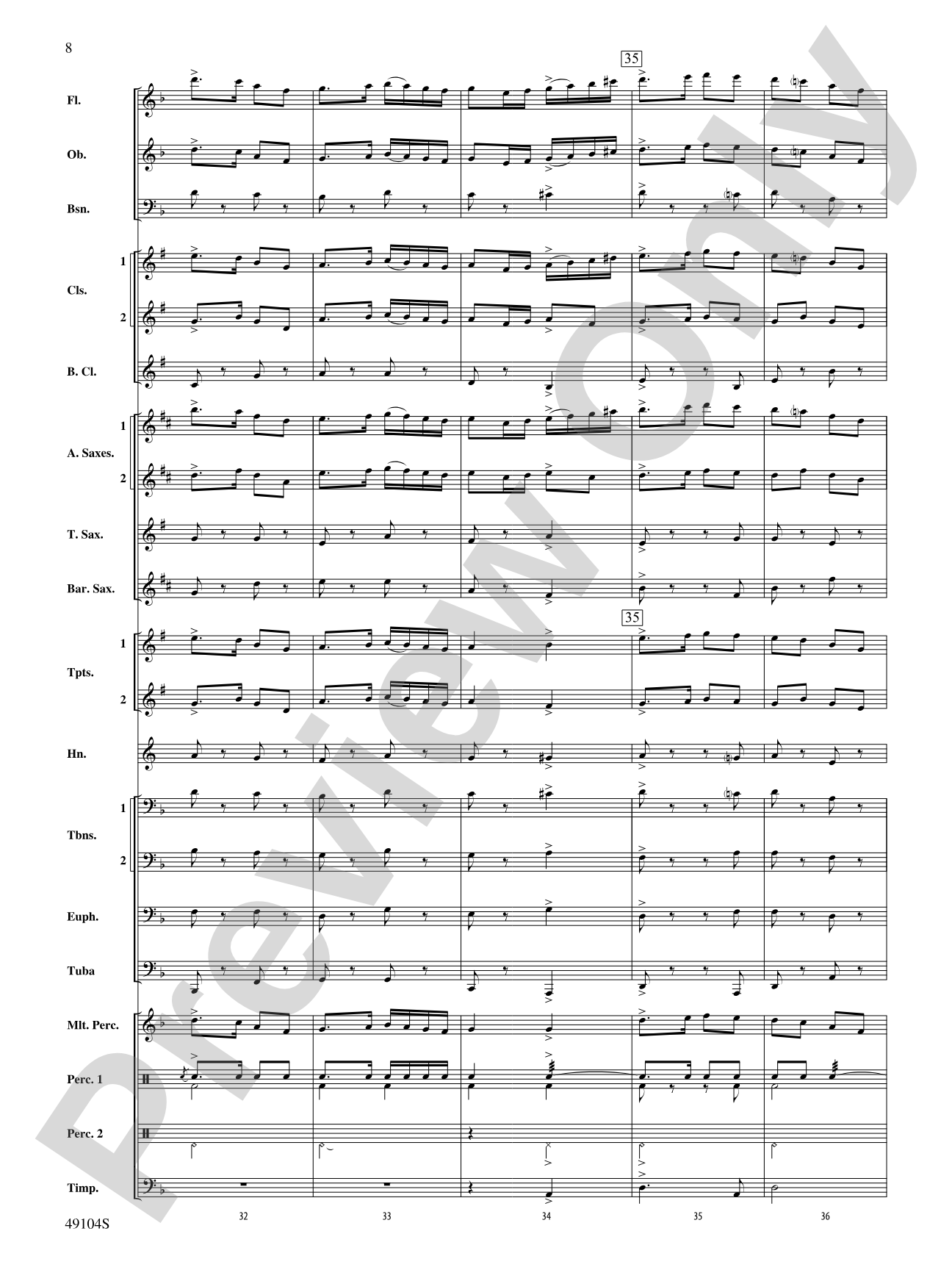 Folk Song Celebration: Concert Band Conductor Score & Parts