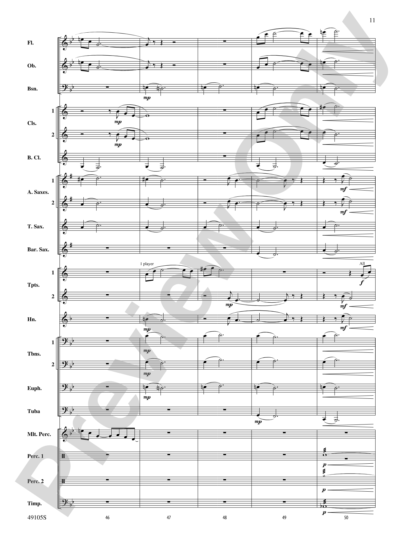 Covenant: Concert Band Conductor Score & Parts