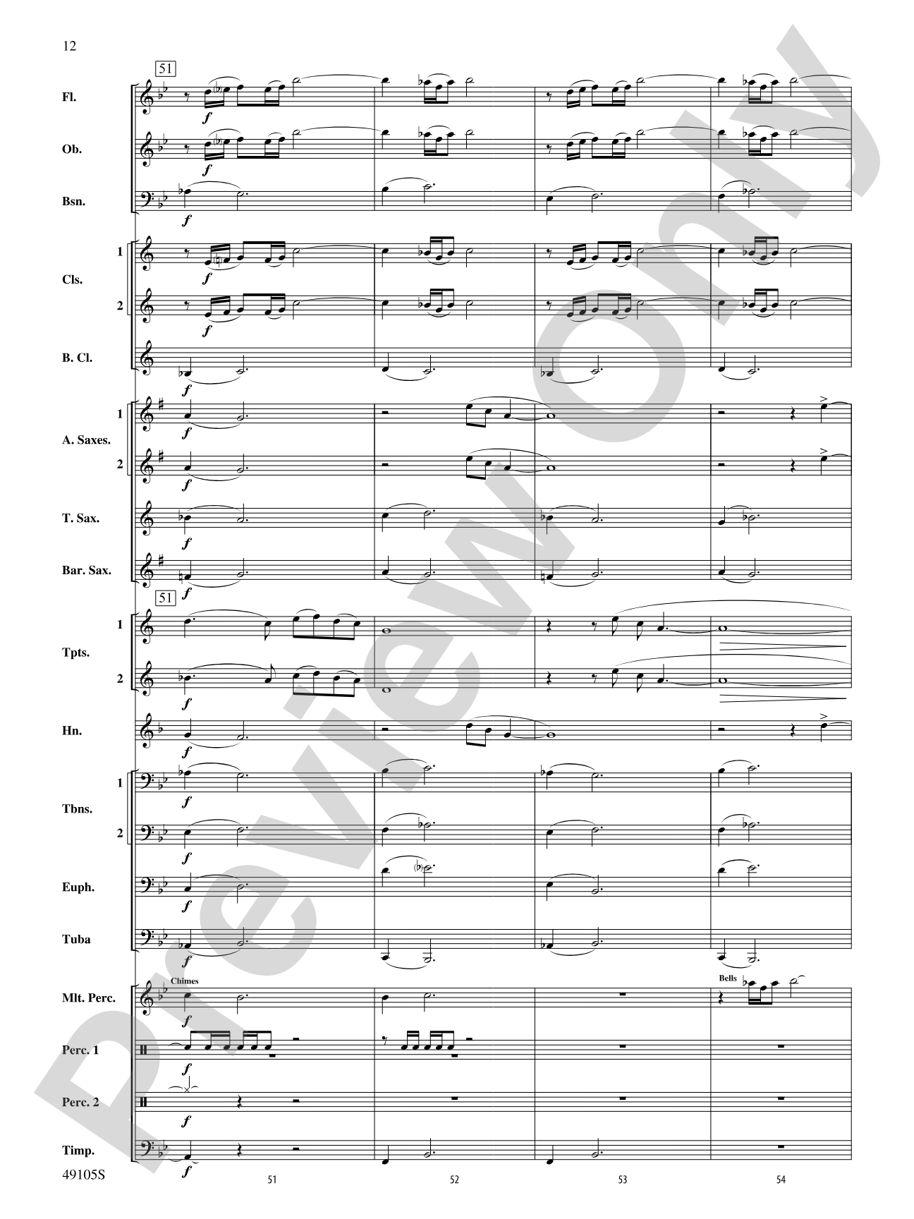 Covenant: Concert Band Conductor Score & Parts