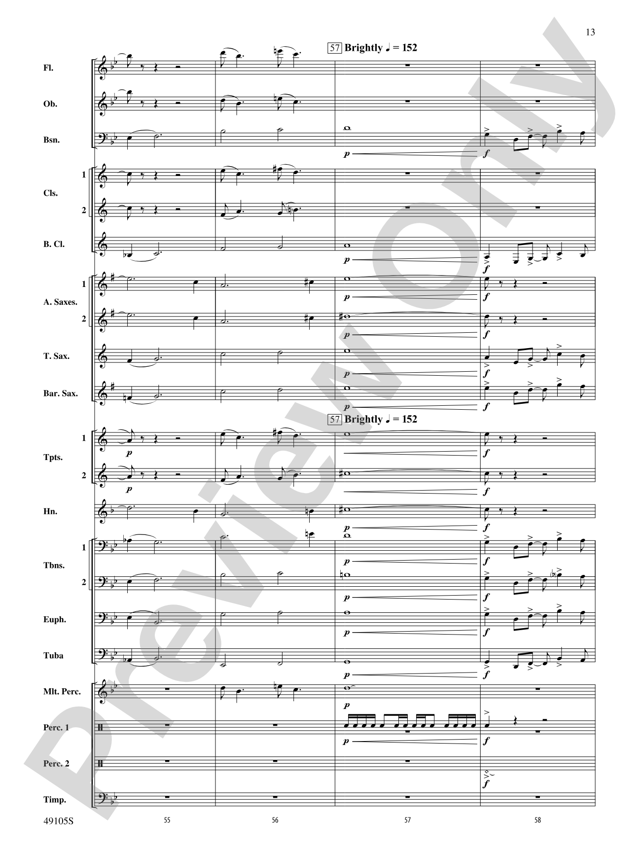 Covenant: Concert Band Conductor Score & Parts