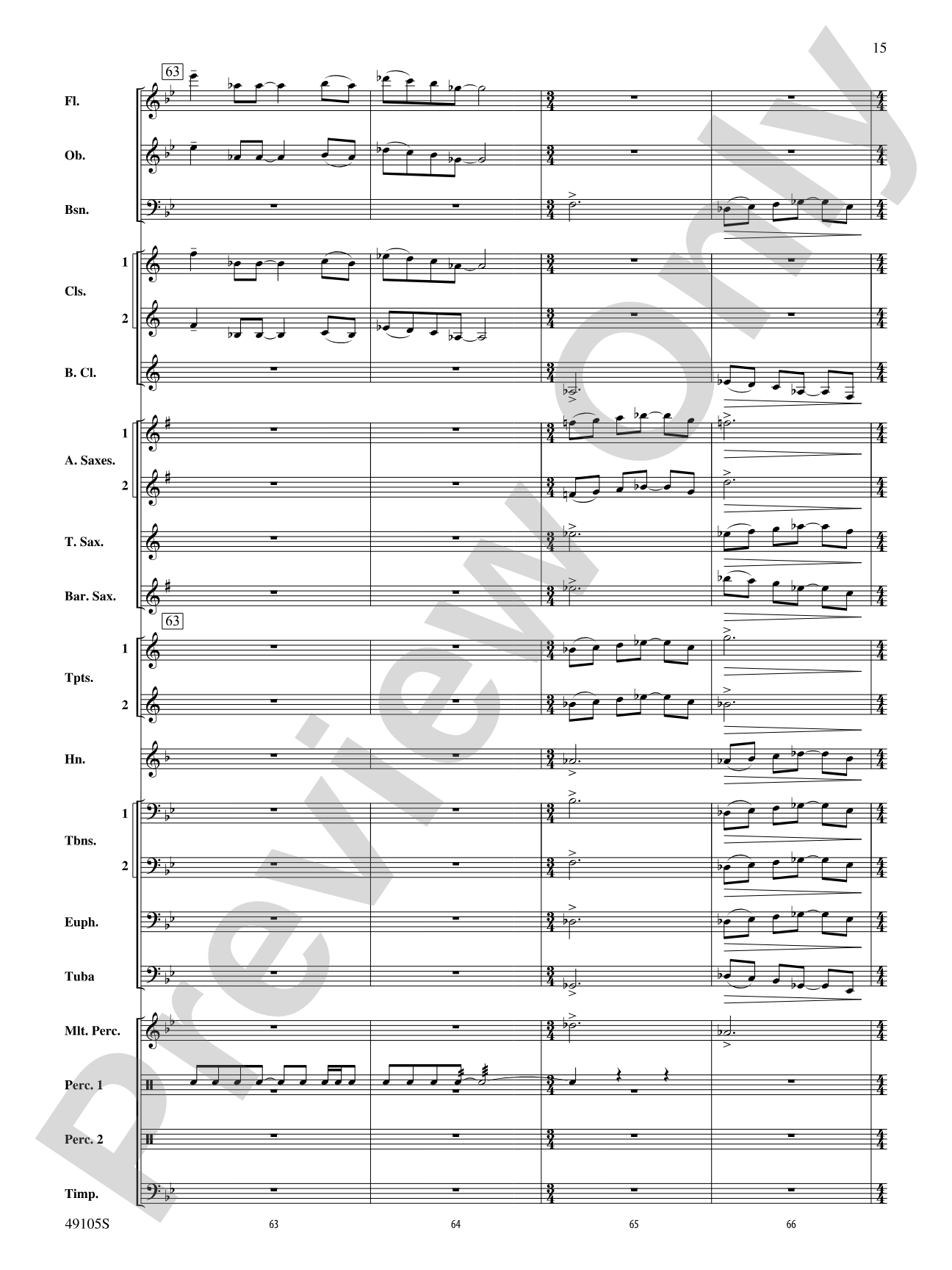 Covenant: Concert Band Conductor Score & Parts