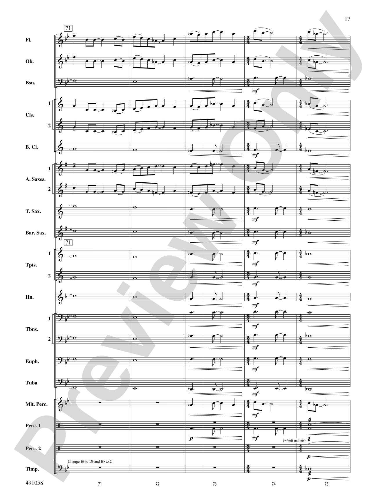 Covenant: Concert Band Conductor Score & Parts