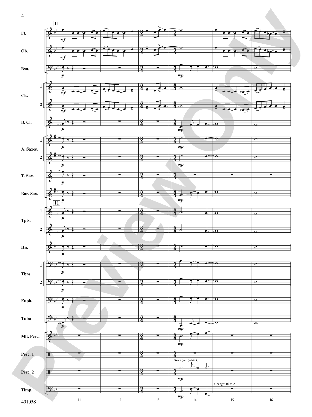 Covenant: Concert Band Conductor Score & Parts