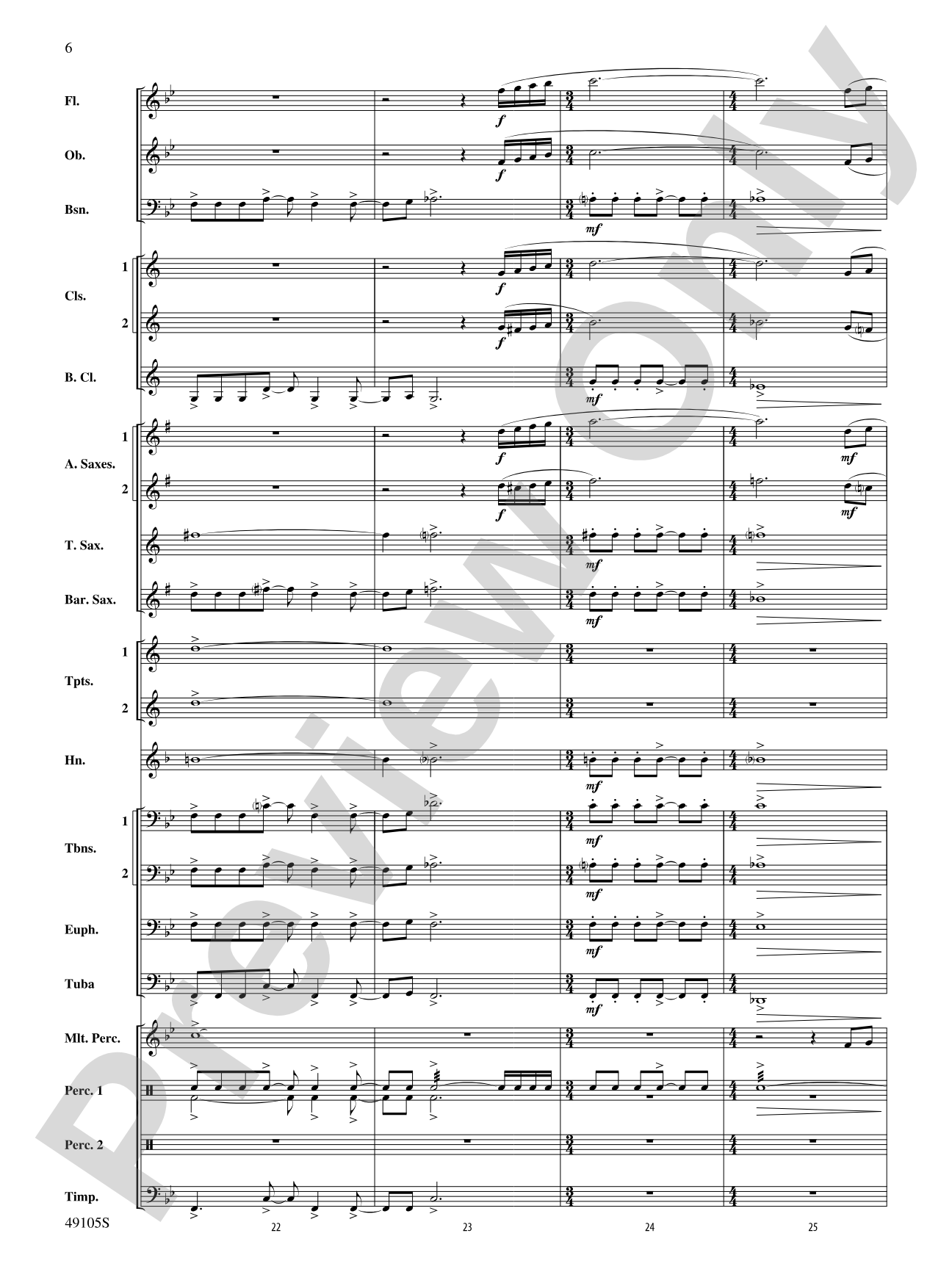 Covenant: Concert Band Conductor Score & Parts