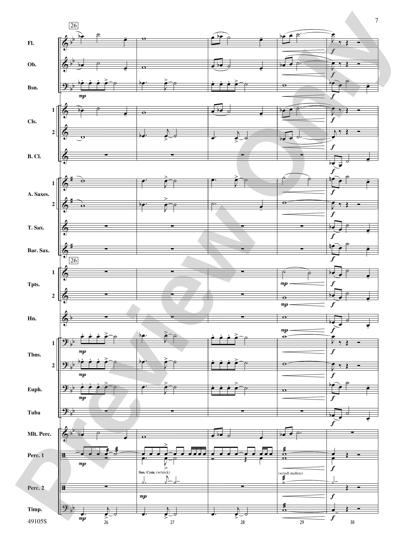 Covenant: Concert Band Conductor Score & Parts