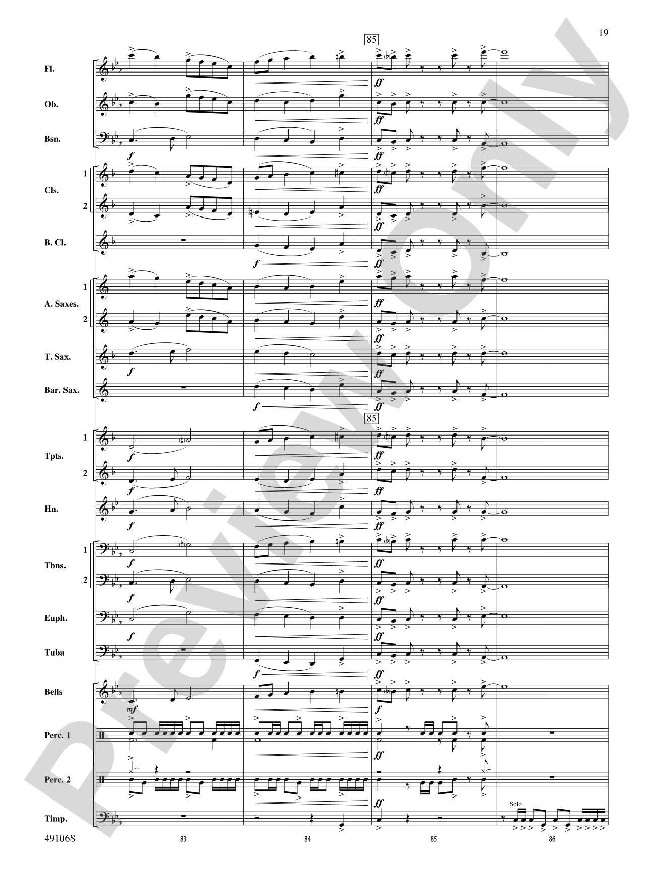 The Edge of Adventure: Concert Band Conductor Score & Parts
