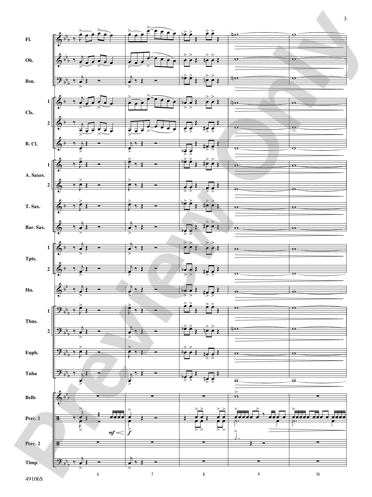 The Edge of Adventure: Concert Band Conductor Score & Parts