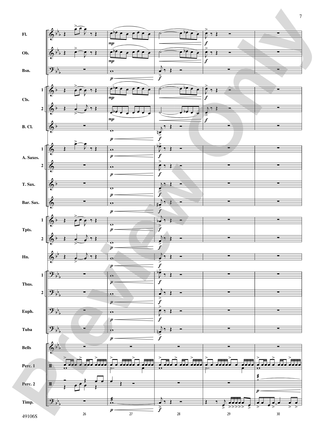 The Edge of Adventure: Concert Band Conductor Score & Parts