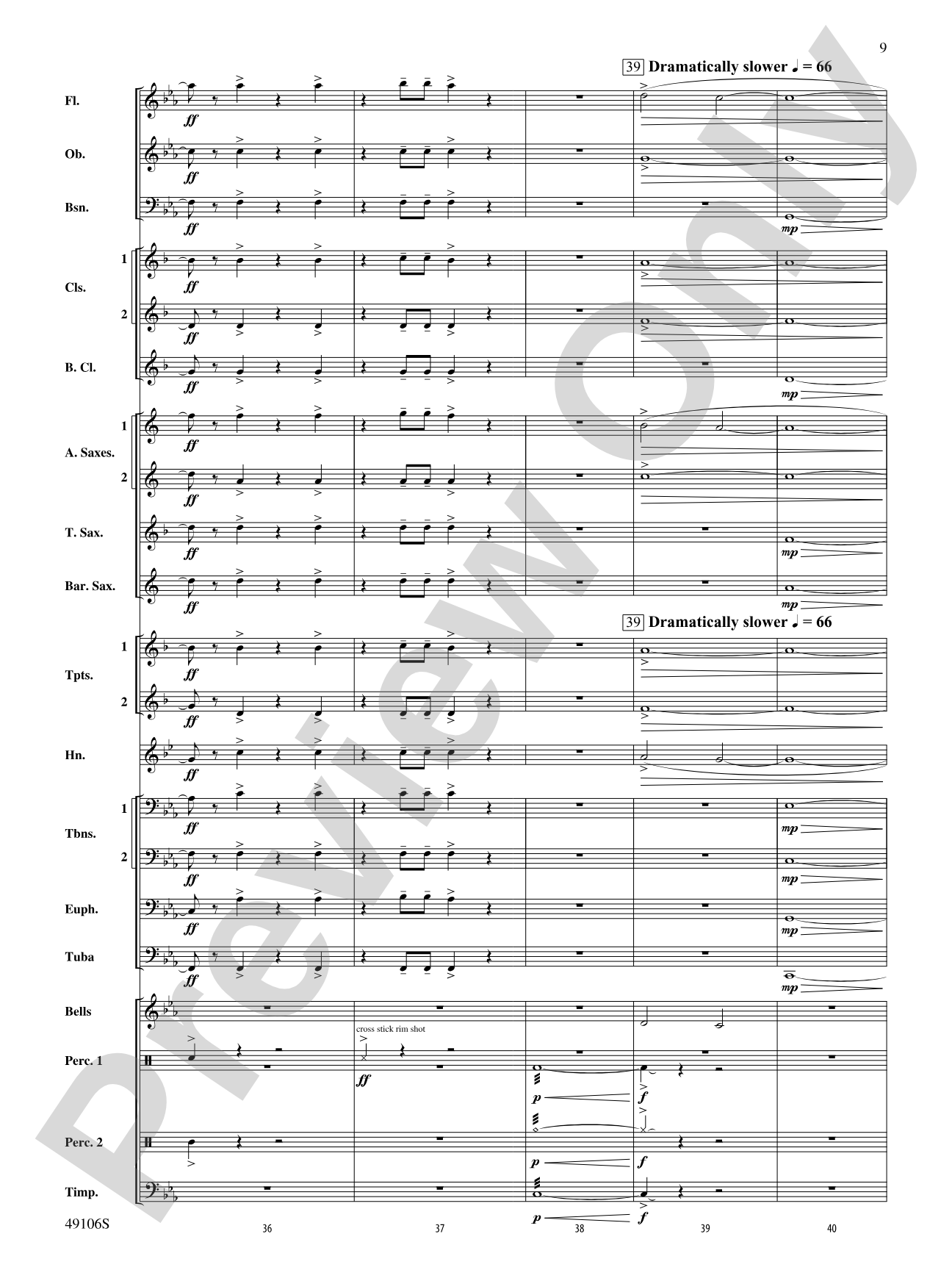 The Edge of Adventure: Concert Band Conductor Score & Parts