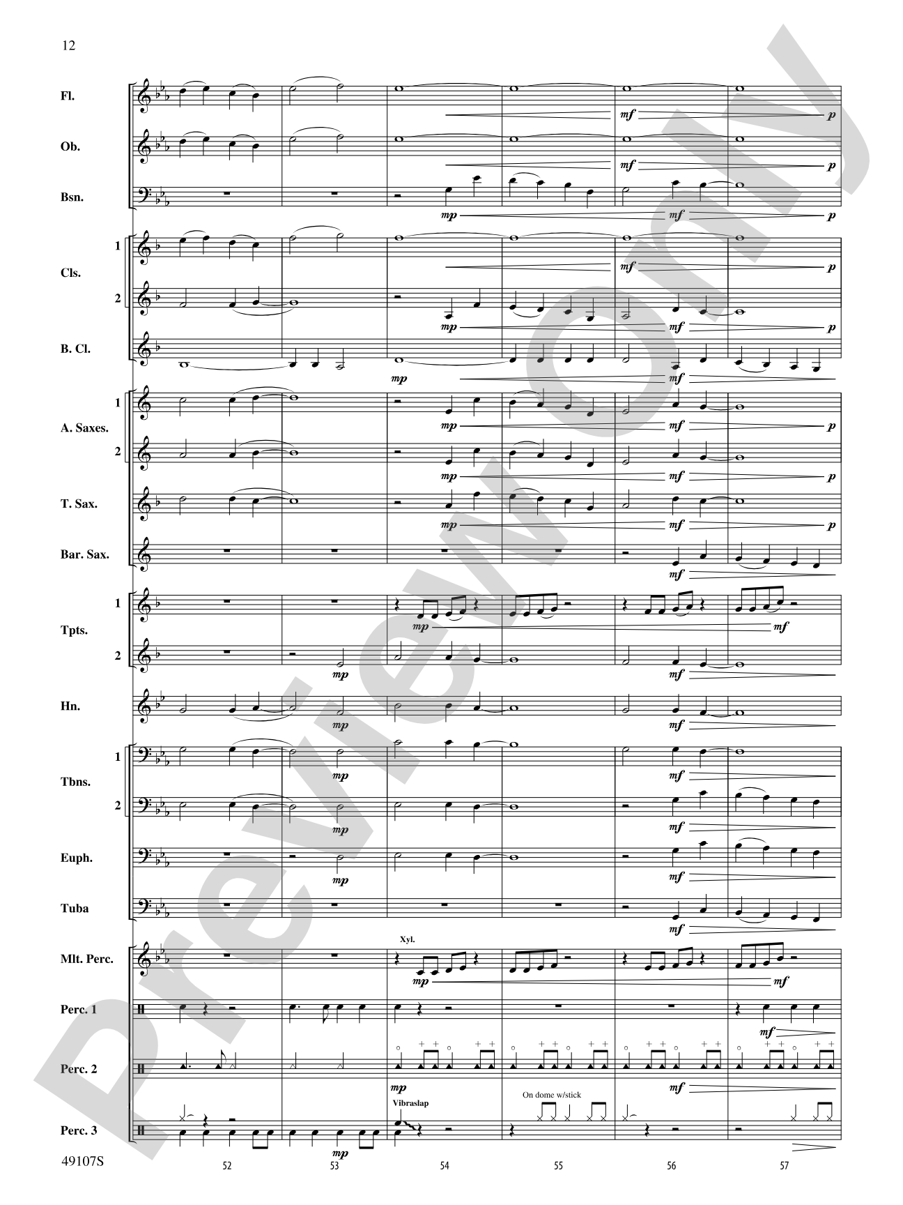 Sonoran Sunrise: Concert Band Conductor Score & Parts