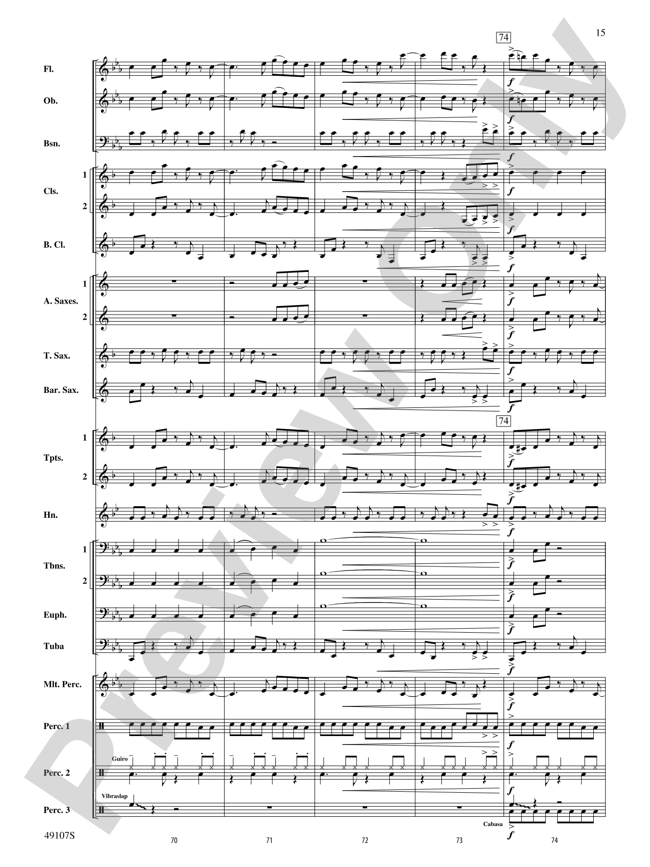 Sonoran Sunrise: Concert Band Conductor Score & Parts