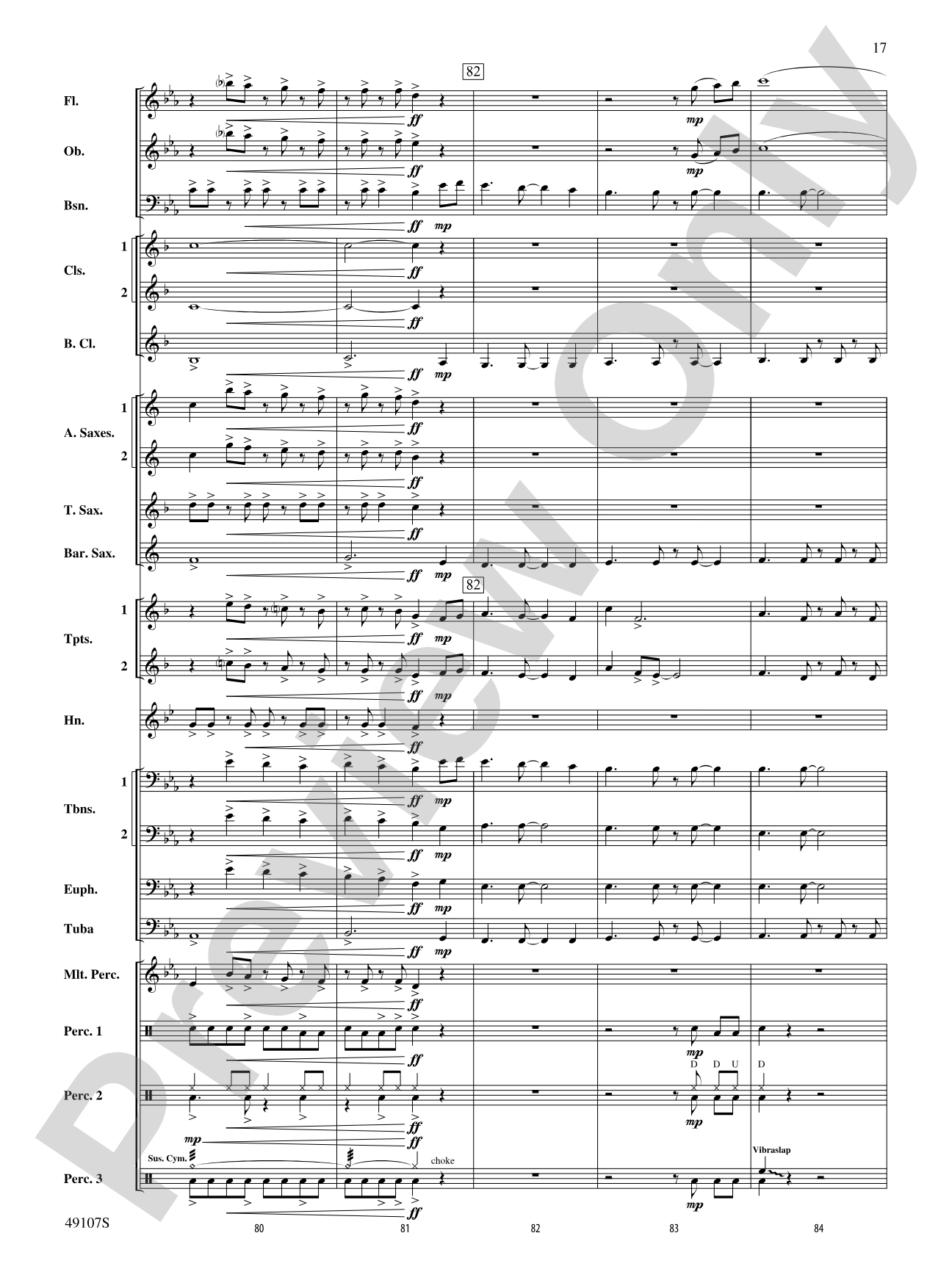 Sonoran Sunrise: Concert Band Conductor Score & Parts