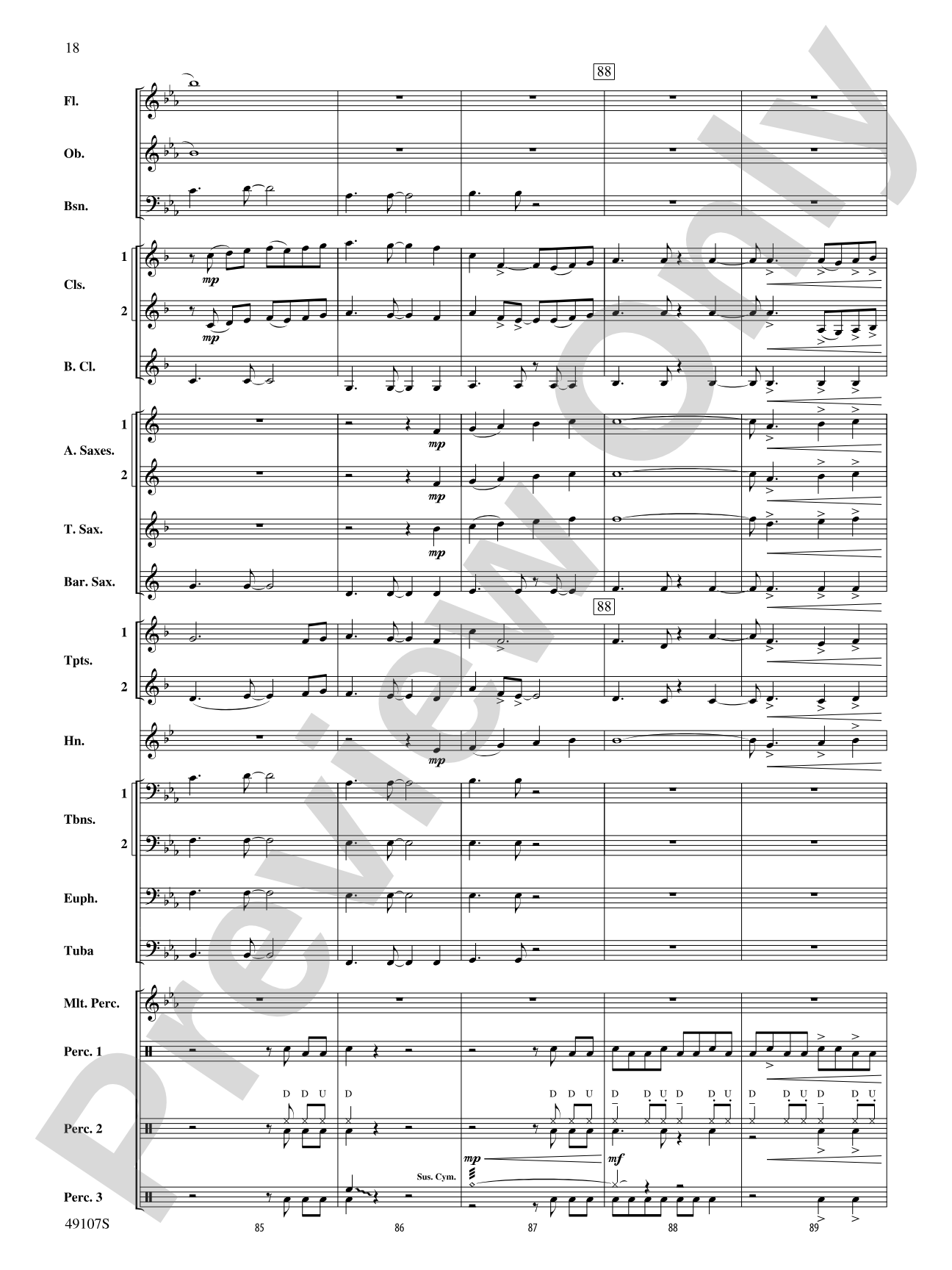 Sonoran Sunrise: Concert Band Conductor Score & Parts