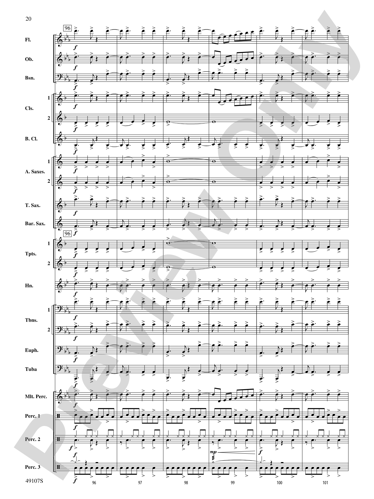 Sonoran Sunrise: Concert Band Conductor Score & Parts