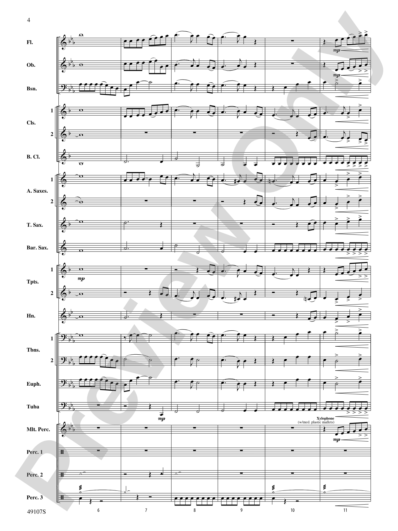 Sonoran Sunrise: Concert Band Conductor Score & Parts