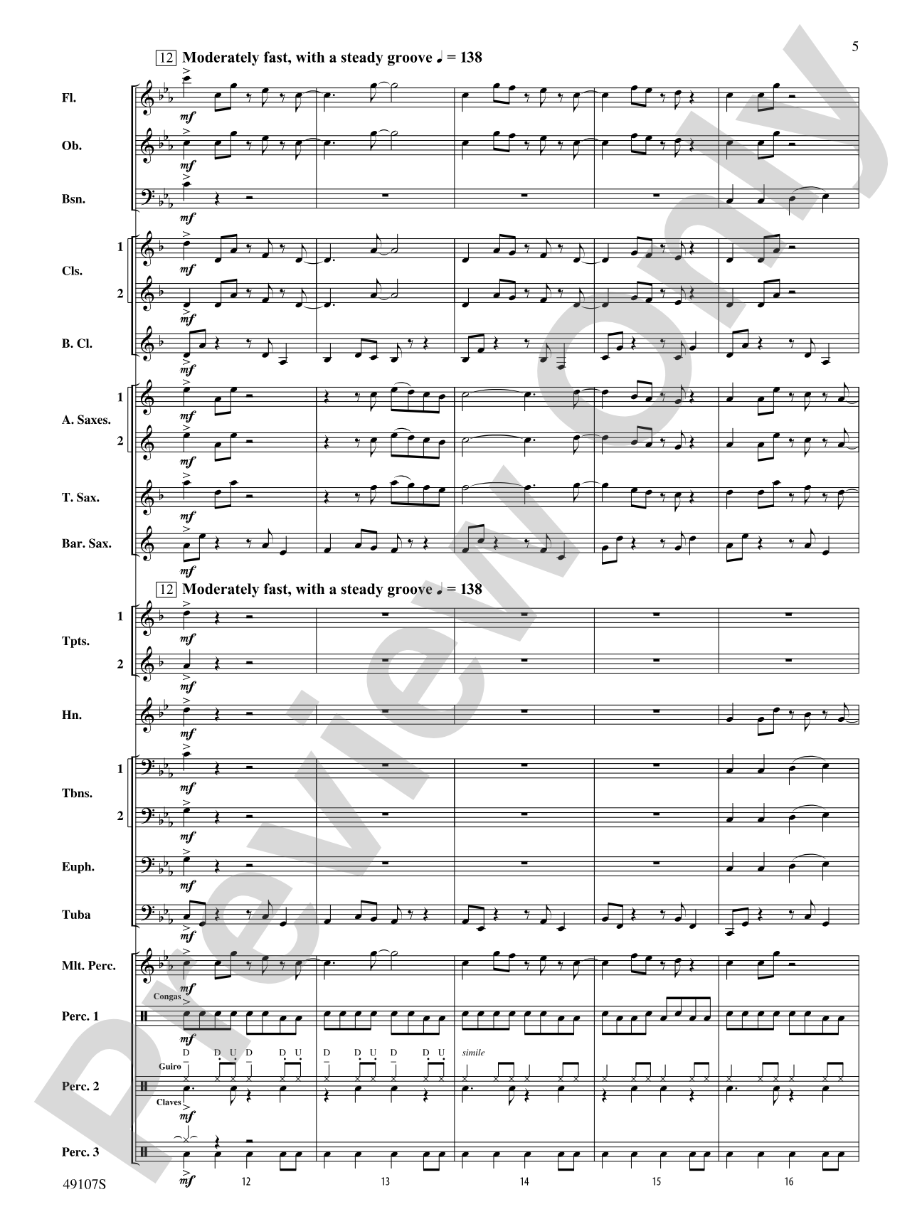Sonoran Sunrise: Concert Band Conductor Score & Parts