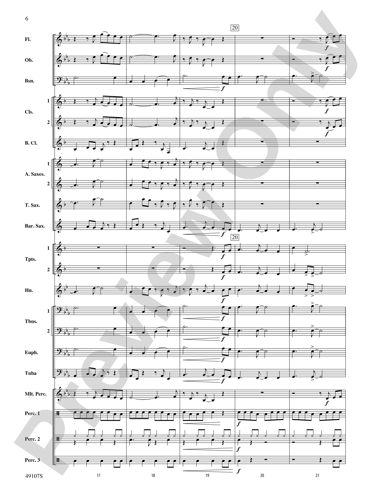 Sonoran Sunrise: Concert Band Conductor Score & Parts