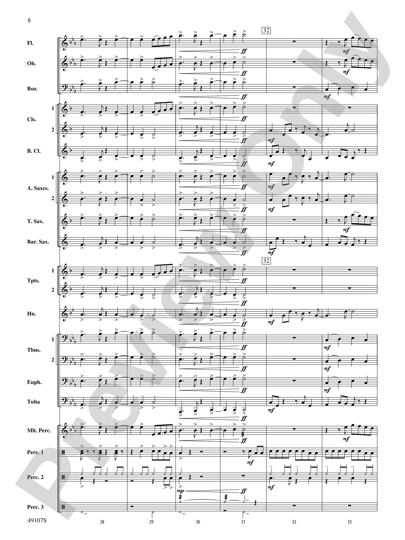 Sonoran Sunrise: Concert Band Conductor Score & Parts