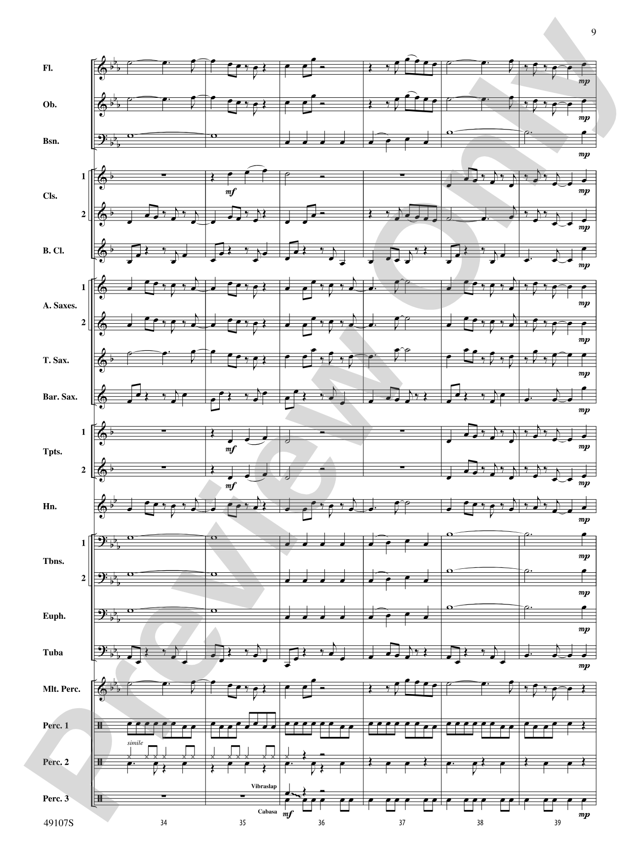 Sonoran Sunrise: Concert Band Conductor Score & Parts