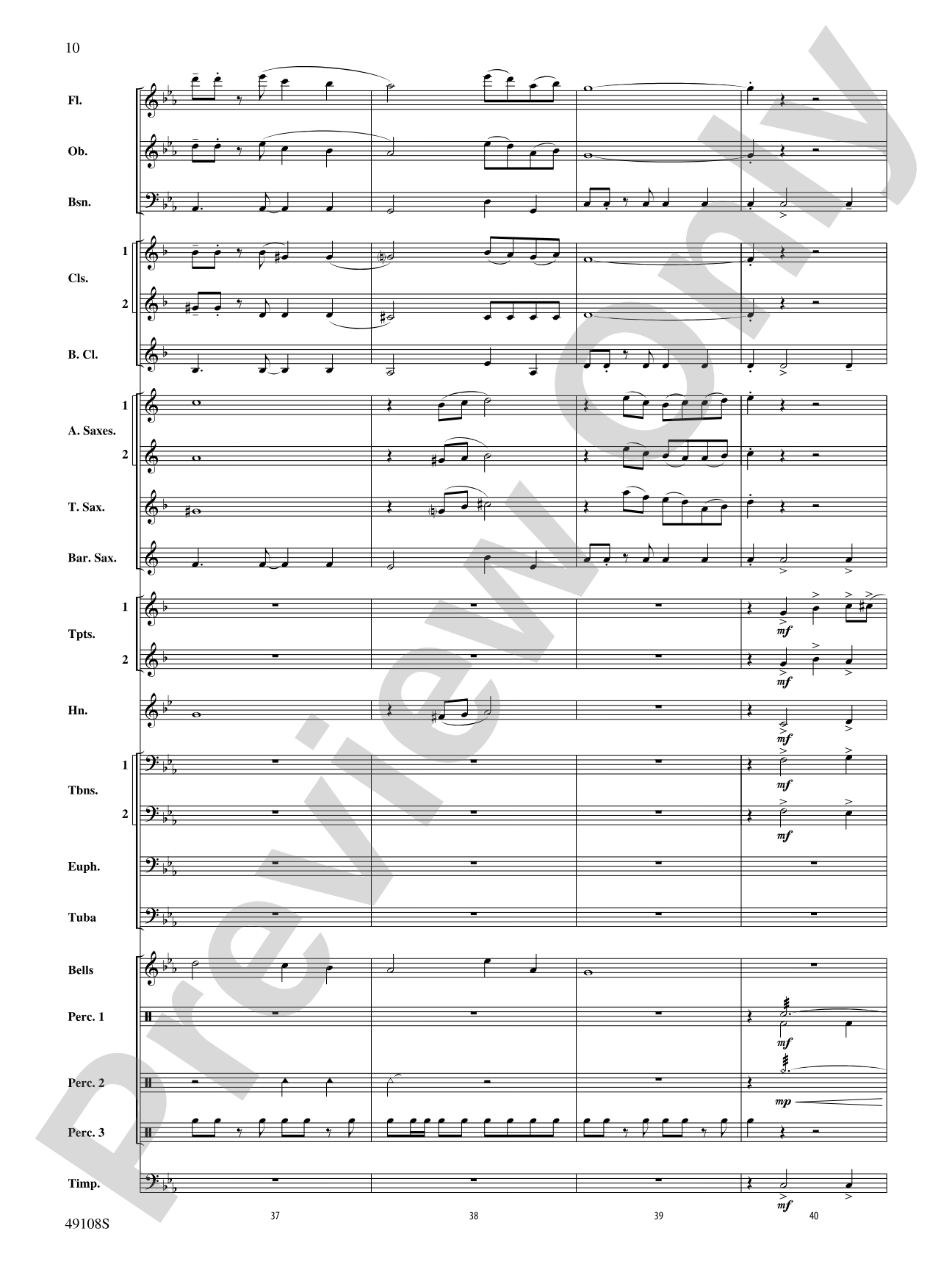 Tango for Two Left Feet: Concert Band Conductor Score & Parts
