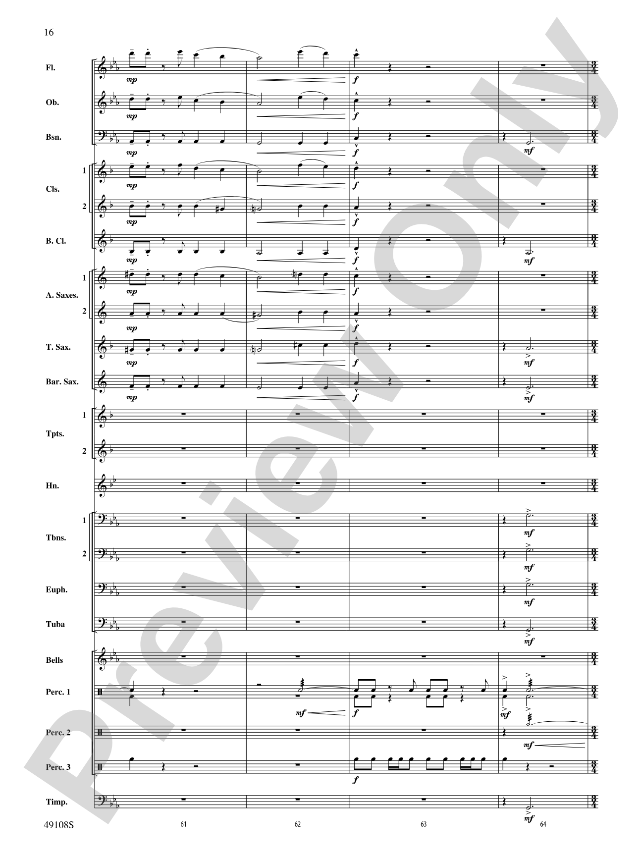 Tango for Two Left Feet: Concert Band Conductor Score & Parts