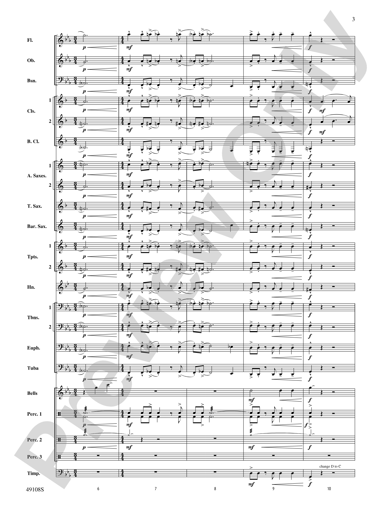 Tango for Two Left Feet: Concert Band Conductor Score & Parts