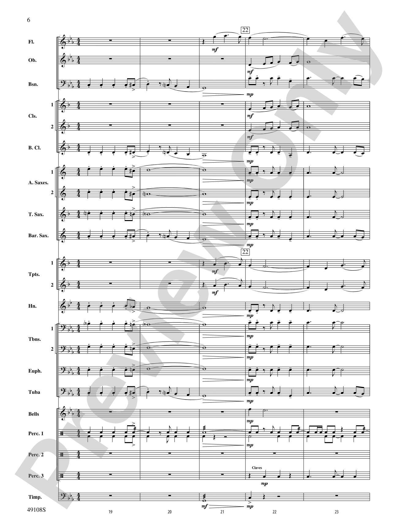 Tango for Two Left Feet: Concert Band Conductor Score & Parts