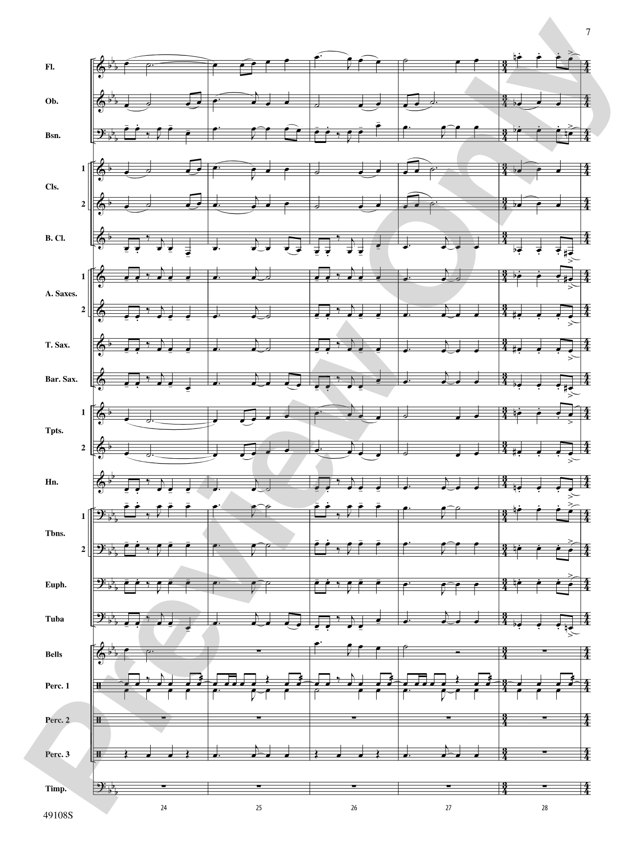 Tango for Two Left Feet: Concert Band Conductor Score & Parts