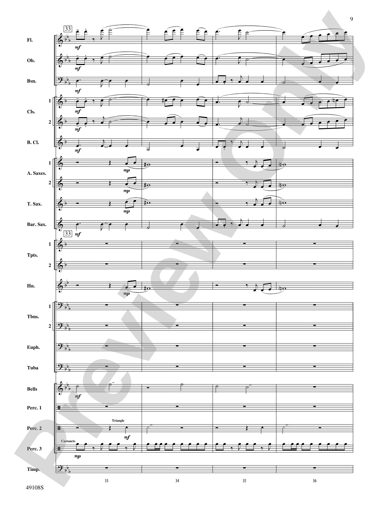 Tango for Two Left Feet: Concert Band Conductor Score & Parts