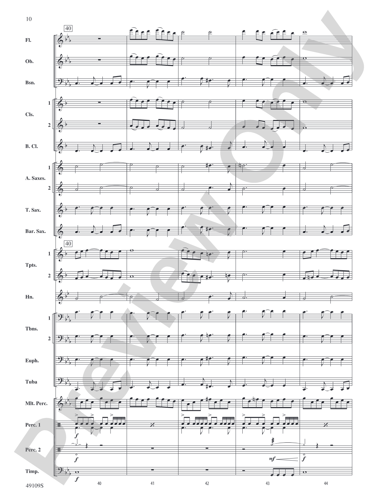 Tension: Concert Band Conductor Score & Parts