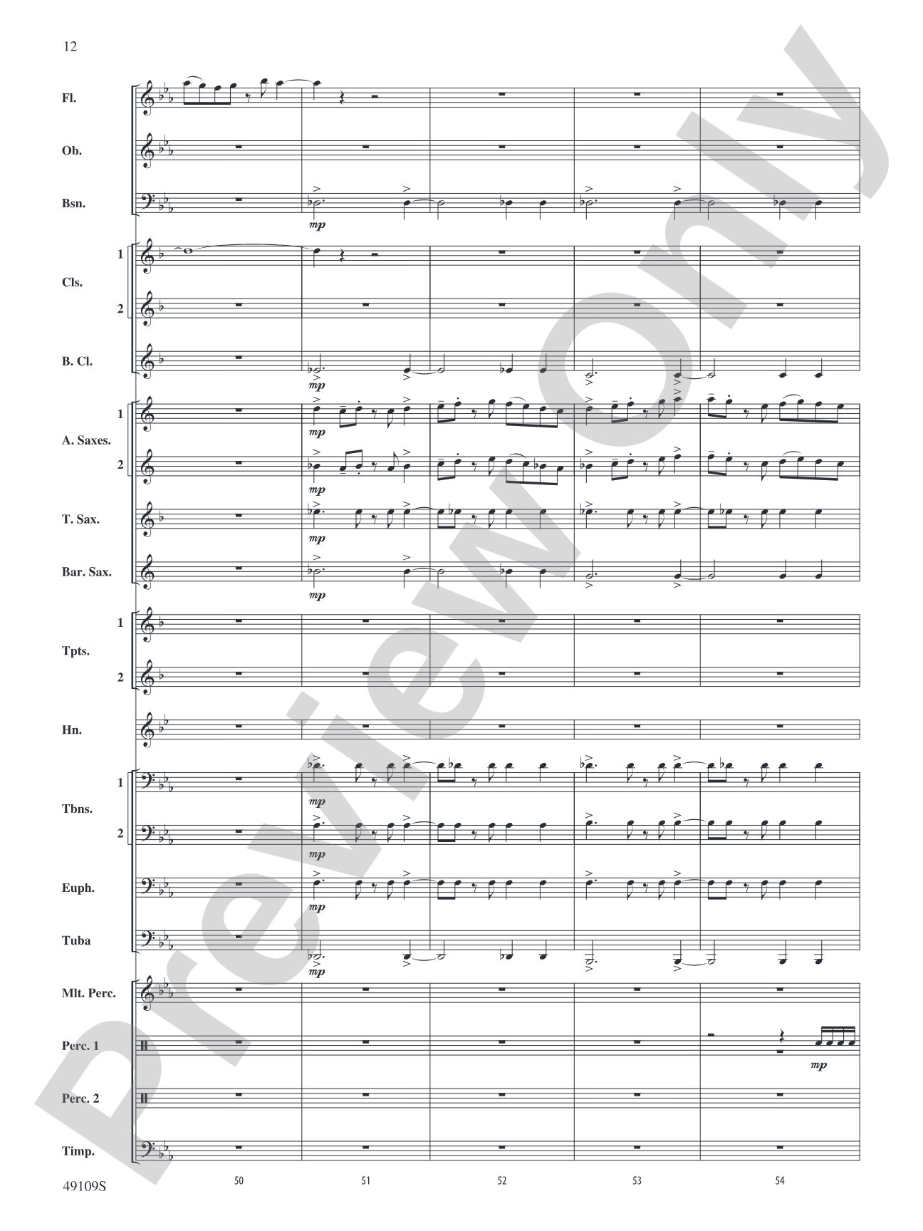 Tension: Concert Band Conductor Score & Parts