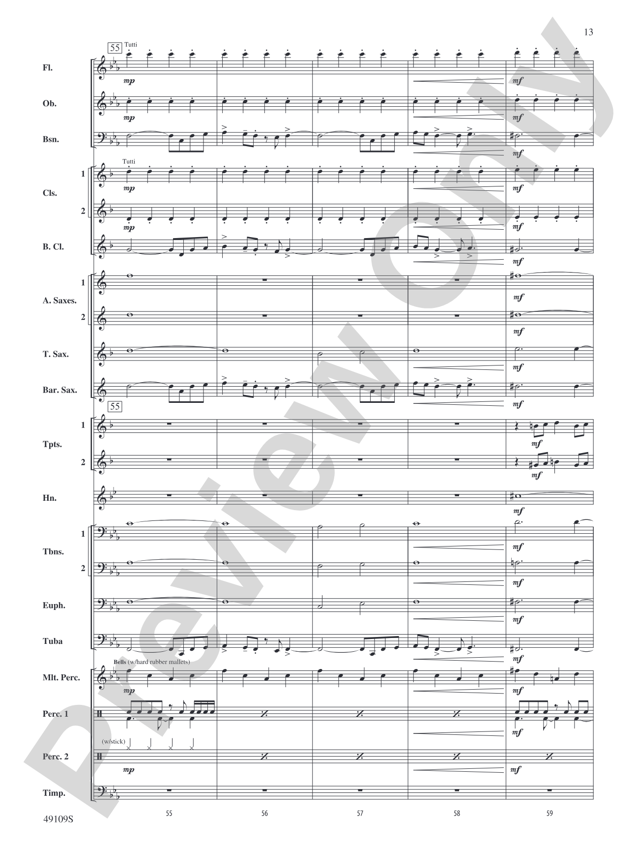 Tension: Concert Band Conductor Score & Parts